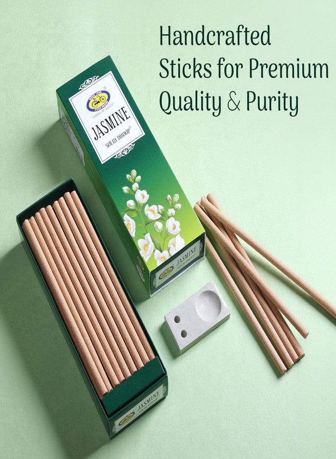 سايكل أعواد بخور سايكل بيور ياسمين الصلبة الخالية من الخيزران | رائحة زهرية مهدئة | تدوم طويلاً وصديقة للبيئة | 50 عودًا + حامل مجاني - Image 5